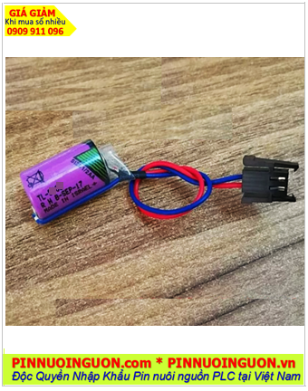 Tadiran SL-350; Pin nuôi nguồn PLC Tadiran SL-350 lithium 3.6v 1/2AA 1200mAh _Made in Israel